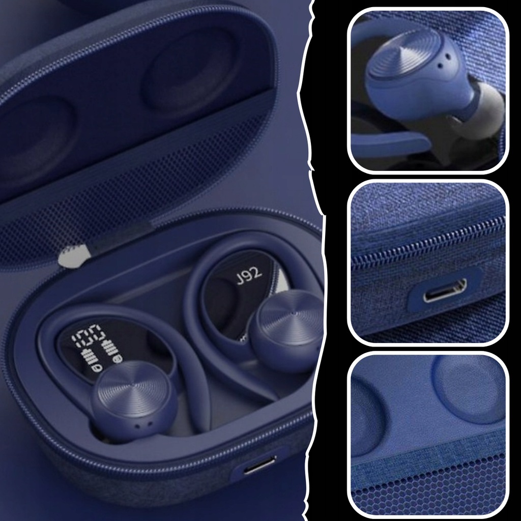 SŁUCHAWKI BEZPRZEWODOWE BLUETOOTH SPORTOWE DO BIEGANIA NAUSZNE GAMINGOWE Rodzaj słuchawek dokanałowe